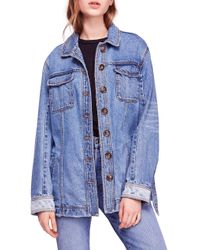 light blue denim jacket womens