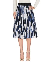 Dolce & Gabbana - Blue 3/4 Length Skirt - Lyst