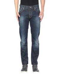Nudie Jeans Blue Denim Pants for men