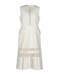 Philosophy di Alberta Ferretti White Knee-length Dress