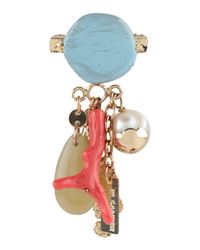Jil Sander Navy Metallic Brooch
