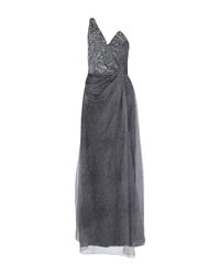 Giorgio Armani Gray Long Dress