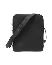 Lancel Leather Cross-body Bag in Black for Men - Lyst