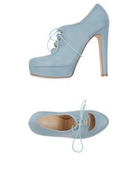 Blugirl Blumarine Blue Lace-up Shoe
