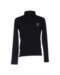 Dirk Bikkembergs Blue Polo Shirt for men