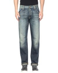 Nudie Jeans Blue Denim Pants for men