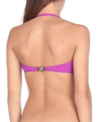 Versace Purple Bikini-Oberteil