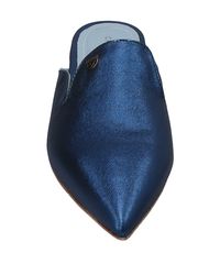 Chiara Ferragni Blue Mules & Clogs