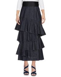 Dolce & Gabbana Blue Denim Skirts