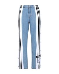 adidas Originals Denim Pants in Blue | Lyst