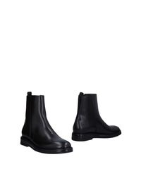 CALVIN KLEIN 205W39NYC Black Ankle Boots for men