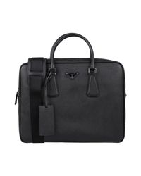Prada borse lavoro uomo Clearance