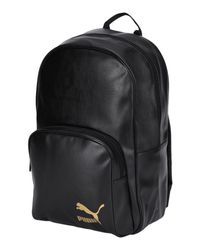 puma leather backpack