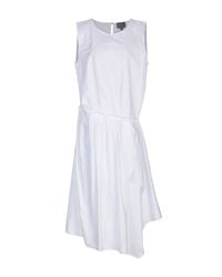 Roberta Furlanetto White 3/4 Length Dress