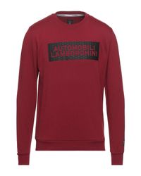 Automobili Lamborghini Red Sweatshirt for men