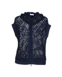 Brunello Cucinelli Blue Cardigan