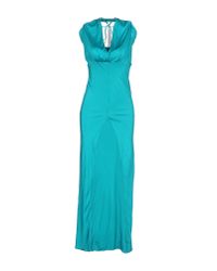 Patrizia Pepe Blue Long Dress