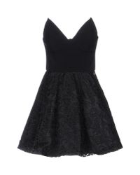 Elisabetta Franchi Black Short Dress