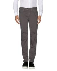 Meltin' Pot Gray Casual Trouser for men