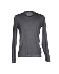 Majestic Filatures Gray T-shirt for men