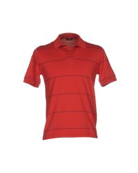 Jil Sander Red Polo Shirt for men