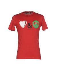 Love Moschino Red T-shirt for men