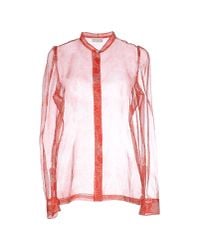 Dries Van Noten Red Shirt