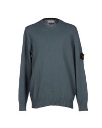 Stone Island Gray Sweater for men
