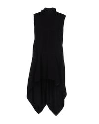 Rick Owens | Black Overcoat | Lyst