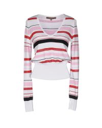 Space Style Concept White Sweater