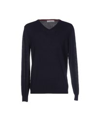 Grey Daniele Alessandrini Blue Jumper for men