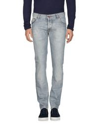 Brian Dales Blue Denim Pants for men
