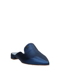 Chiara Ferragni Blue Mules & Clogs