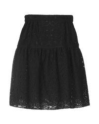 Dolce & Gabbana - Black Knee Length Skirt - Lyst