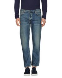 Acne Blue Denim Pants for men