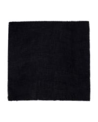 Roberto Cavalli Black Square Scarf