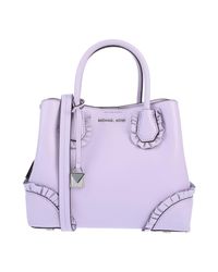 MICHAEL Michael Kors Leather Handbag in Lilac (Purple) | Lyst
