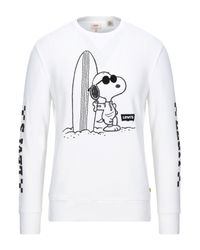 Jersey Surf Snoopy Levi's de Algodón de color Blanco para hombre | Lyst