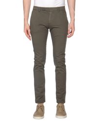 Brian Dales Green Casual Trouser for men