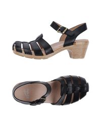 Dansko Black Sandale