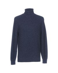Brunello Cucinelli Blue Turtleneck for men