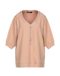 Sweat-shirt Elisabetta Franchi en coloris Natural