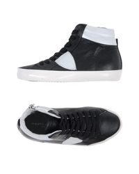 Philippe Model Black High-tops & Sneakers for men