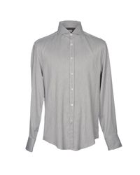 Brunello Cucinelli Gray Shirt for men