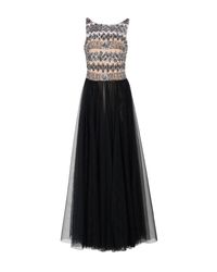 Mikael Aghal Black Long Dress