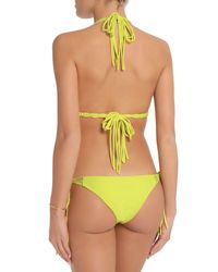 Mikoh Swimwear Yellow Bikini-Oberteil