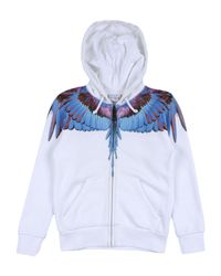 Marcelo Burlon White Sweatshirt for men