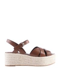 prada sandals brown