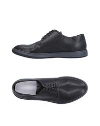 Giorgio Armani Black Lace-up Shoes for men
