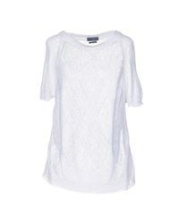 Ballantyne White Jumper